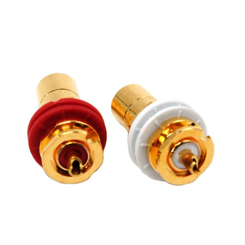 2pcs Original CMC 816-U Oxygen-free Gold Plated Conductor RCA Terminal Sockets - Picture 5 of 6