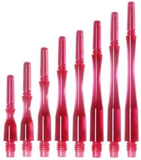 COSMO FIT SHAFT GEAR HYBRID-LOCKED DART SHAFTS - CLEAR PINK - SET OF 3