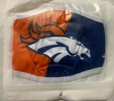 NFL DENVER BRONCOS Reusable, Washable Face Mask made with 100 Cotton