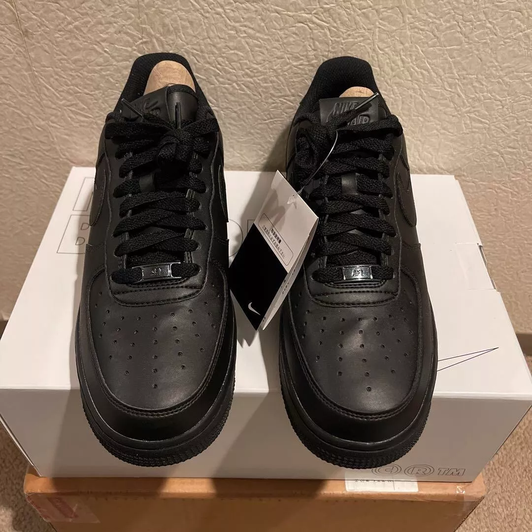 nike air force 1 box black