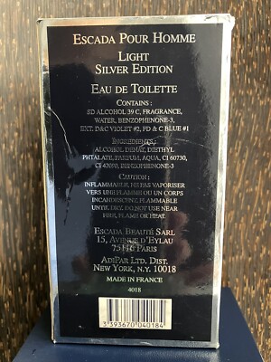 ESCADA POUR HOMME Light Silver Edition 75 ml/ 2.5 fl oz