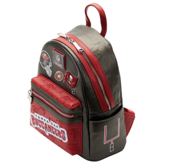 【Lounge Fly】NFL Tamp Bay Buccaneers Patches Mini Backpack Loungefly NFL Tampa Bay Buccaneers Patches Mini Backpack | eBay