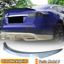 Passt für Tesla Model S 2012-2019 FRP Heckspoiler Heckspoilerlippe Heckschürze 