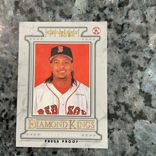 2004 Donruss Diamond Kings Press Proof /100 Manny Ramirez #DK-14 ⚾️♨️♨️f