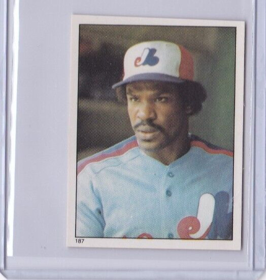 1981 Topps Stickers Baseball #187 ANDRE DAWSON MONTREAL EXPOS HOF (ID44)