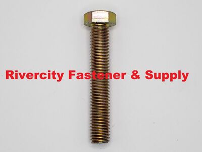 1/2-13 x 3 Tap Bolts Grade 8 Hex Head Screws 1/2x13x3 Full Thread 1/2x13 x 3''