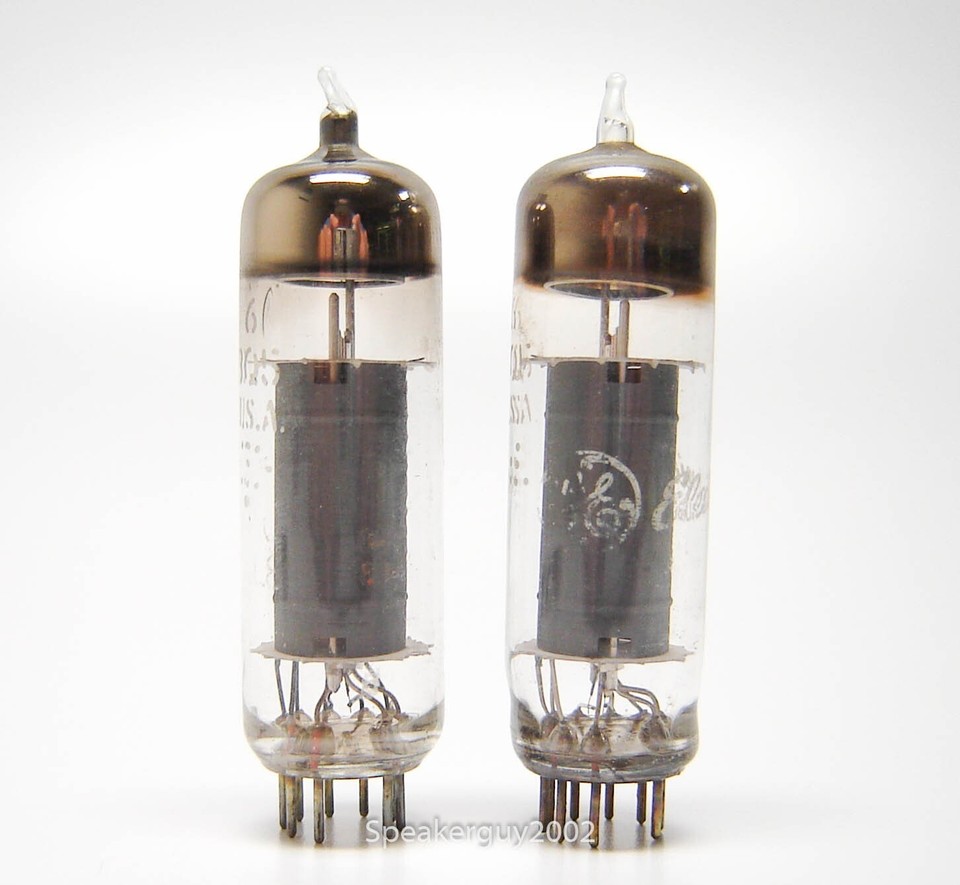EL84 6BQ5 Tungsram matched pair Vacuum Tube, lampe, Röhre, Valve. NOS NIB