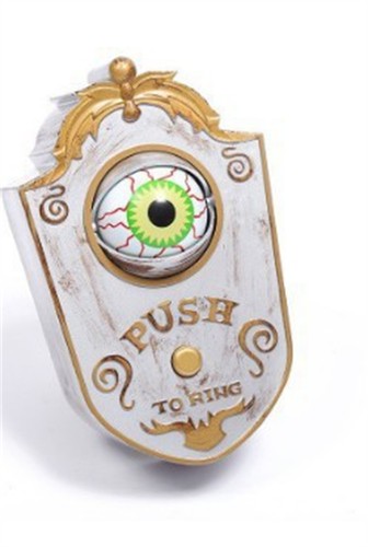 Timbre de puerta Cyclopia accesorios de Halloween jardín exterior ojos luminosos juguete de decoración espeluznante - Imagen 6 de 29