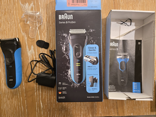 Braun Series 3 Pro Skin 3040s Wet & Dry Shaver. Model 3040s Wet and Dry ...