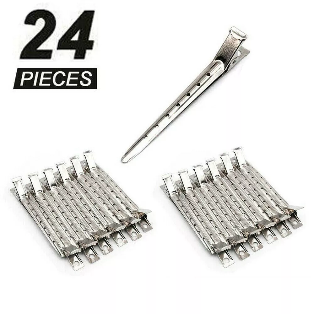 Silver pin curl clearance clips