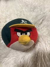 Angry Birds Oakland A  s Plush 5" Baseball red bird Genuine Merchandise No Sound