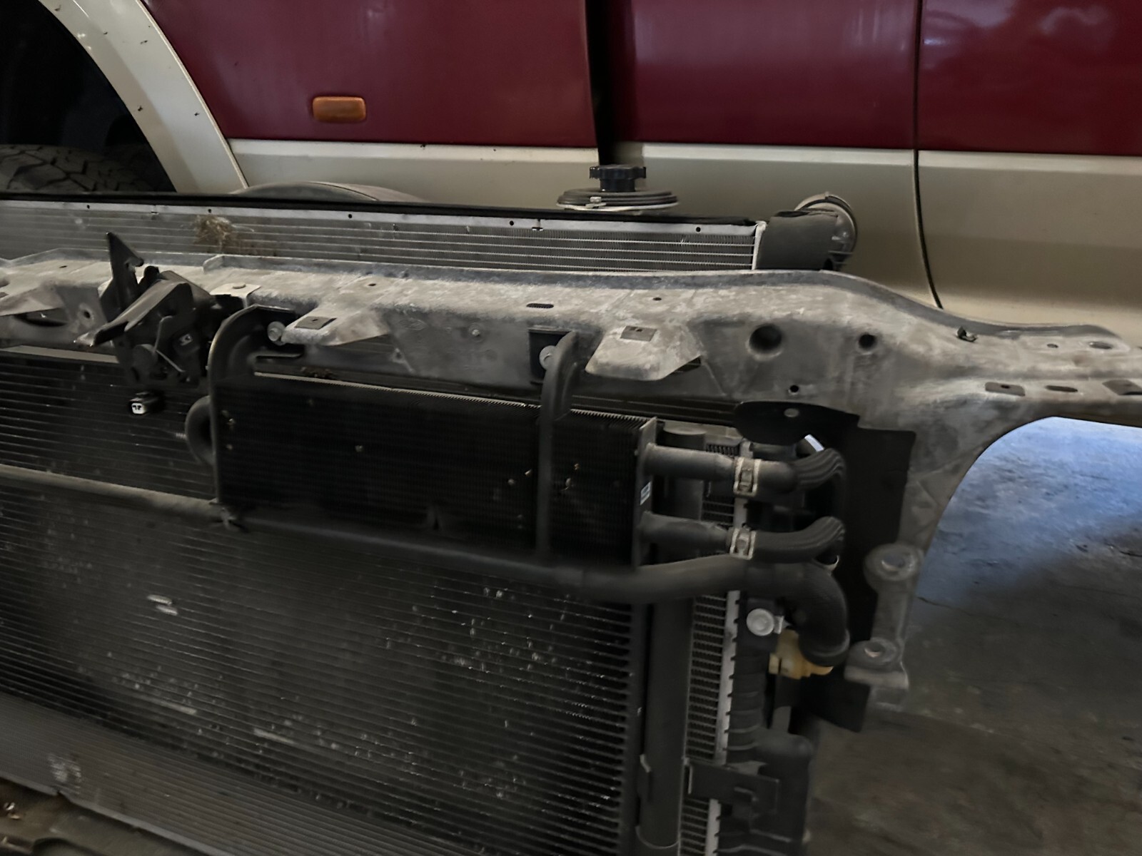 2020 2021 2022 FORD F250 F350 DIESEL RADIATOR SUPPORT COOLING ASSEMBLY 2020-2021-2022-ford-f250-f350-diesel-radiator-support-cooling-assembly