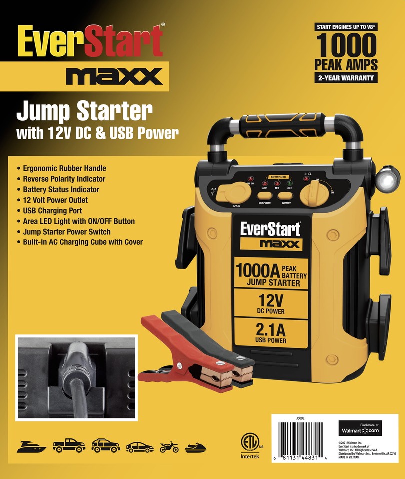 Car Jump Box 12v Battery Jumper Car Starter Booster Truck Heavy Duty