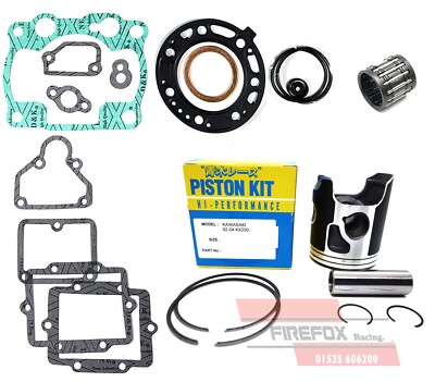 Mitaka Top End Rebuild Kit For Kawasaki KX250 1993-2003 – Piston, Rings, Gaskets & Wrist Pin – Taiwan