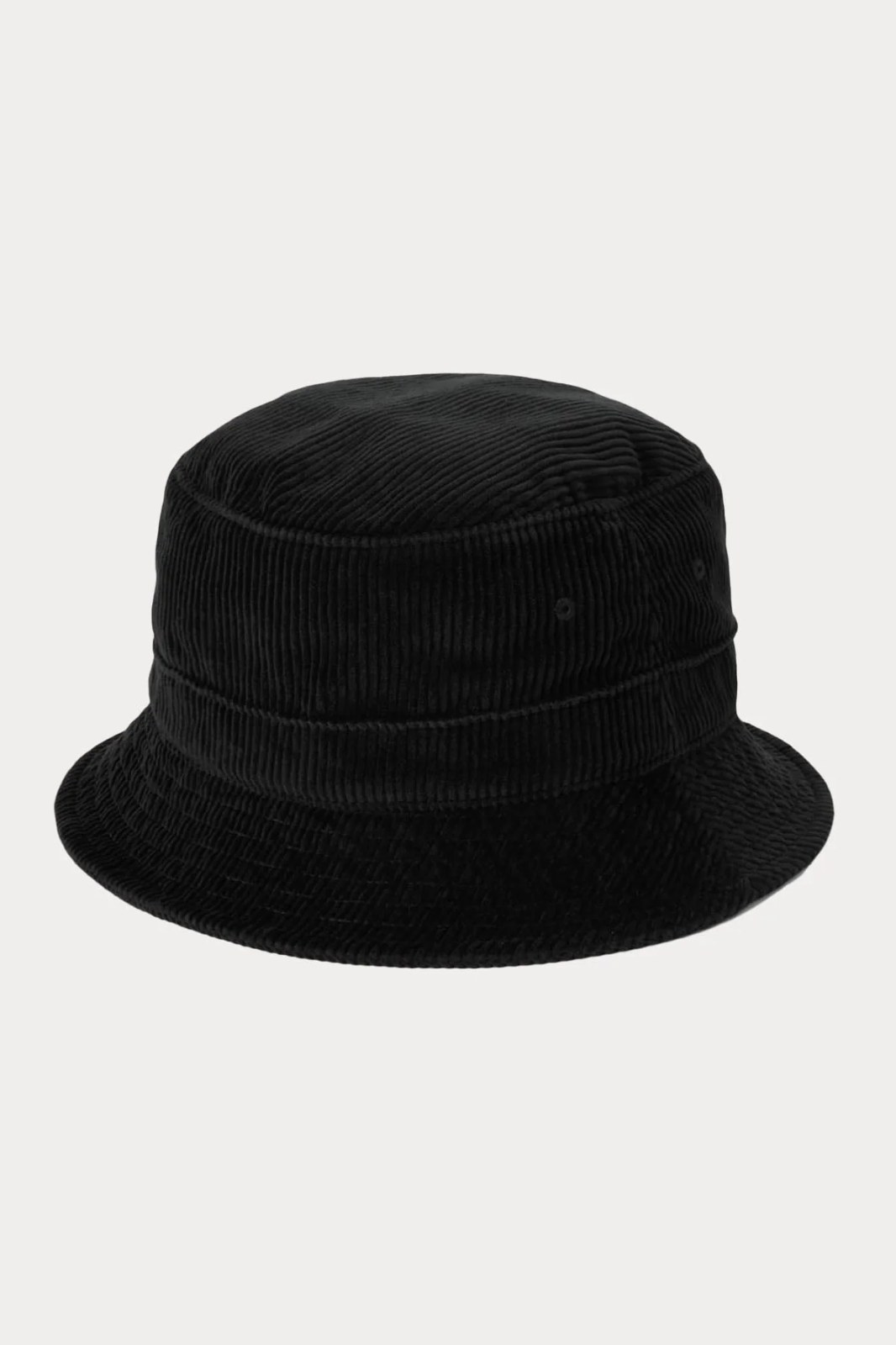 PONY Polo Ralph Lauren Uomo Cappello a Secchiello in Velluto a coste con Cavallo Ricamato Nero S M