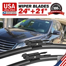 Set of 24"/21" OEM Front Windshield Wiper Blades For Chevrolet Traverse 2012-17