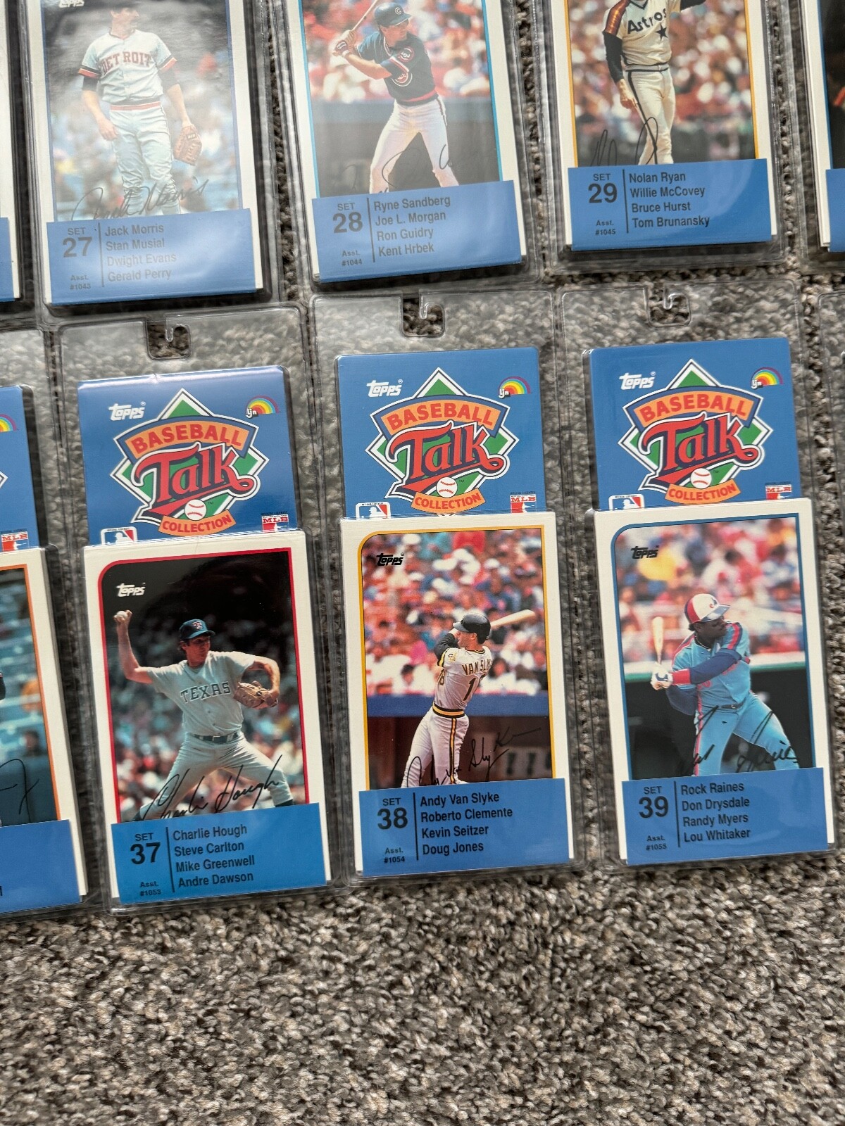 1989 Topps Baseball Talk Collection Complete Set & Sports Talk Player