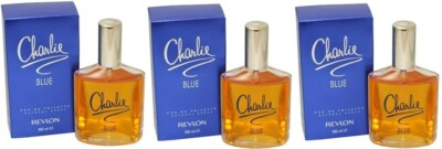 #ad CHARLIE BLUE by Revlon Perfume 3.4 oz edt Spray New in Box Pack of 3 $24.75