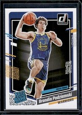 Brandin Podziemski Rookie 2023-24 Donruss Rated Rookie Press Proof #249 Warriors