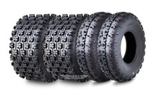 Set 4 Sport ATV Tires 23x7-10 23x7x10 Front & 22x11-10 22x11x10 Rear GNCC