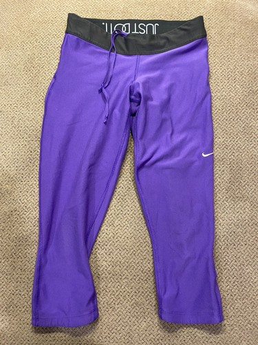 Purple Nike Compression Pants