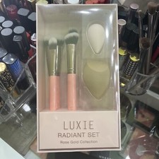 Luxie Radiant Brush Set Rose Gold Makeup Brushes Set