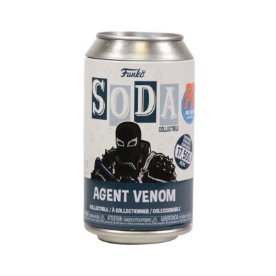 Agent Venom Vinyl Funko Soda Figure - San Diego Comic-Con 2023 Previews Exc.