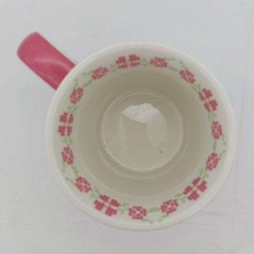 Cross Stitch I Heart You Mom Coffee Mug Cup Lorrie Veasey Our Name Is Mud Family - Picture 8 of 14