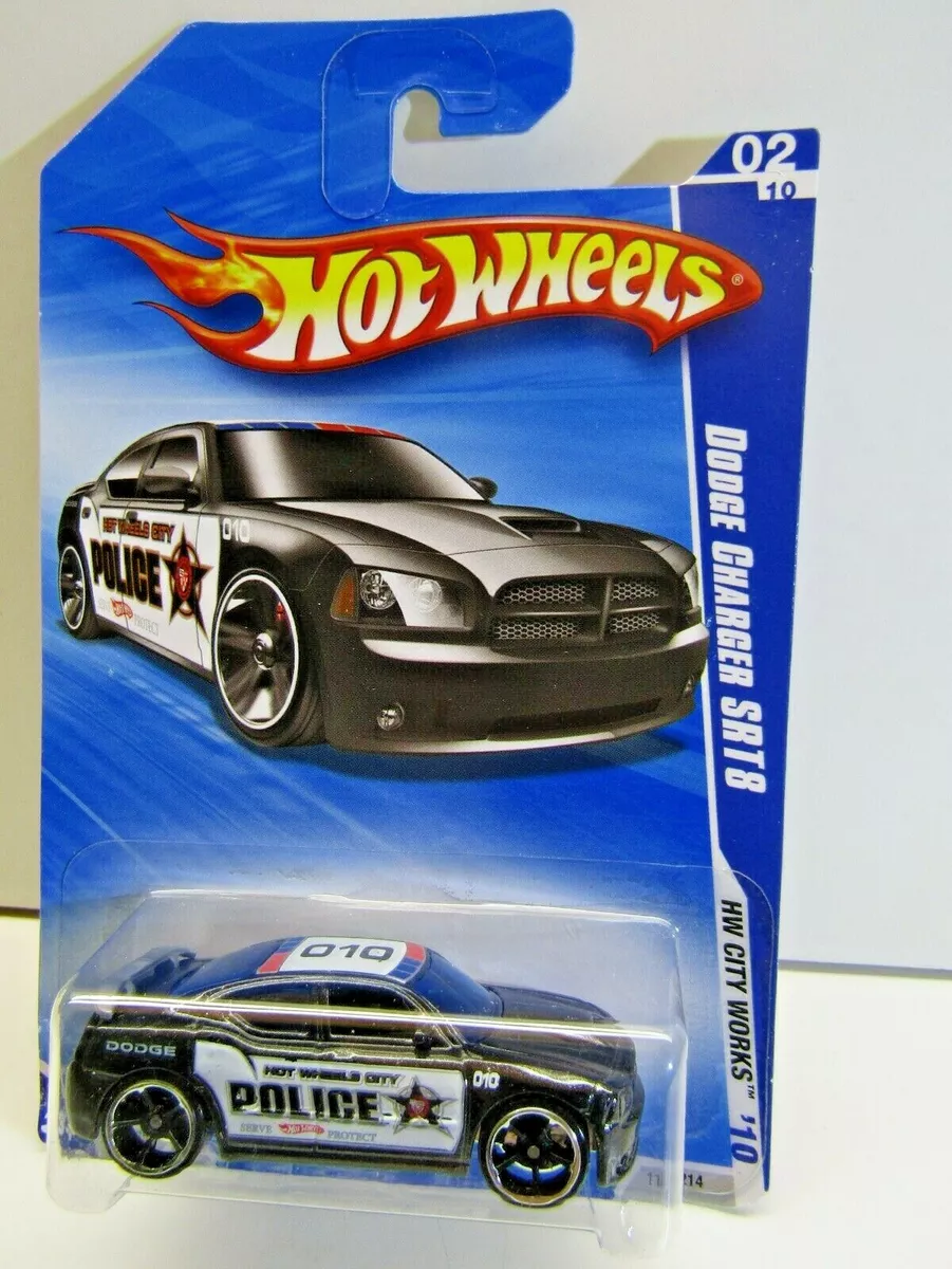Mattel Hot Wheels HW City Works 10 Dodge Charger SRT8 Police 118 214 R7535 C12