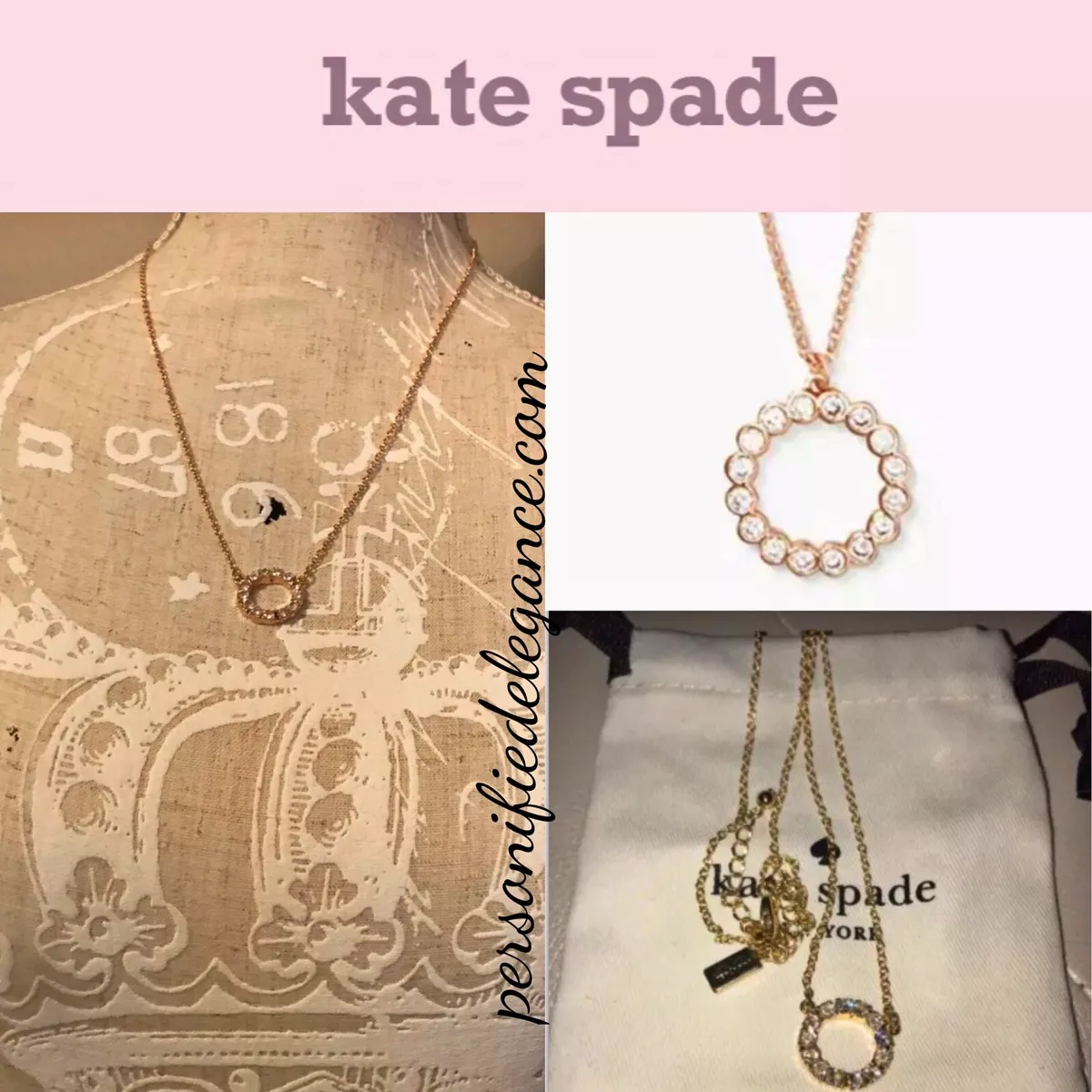 Kate spade full circle best sale necklace