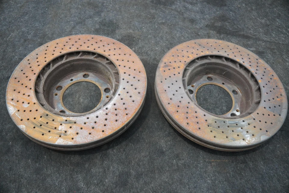 Комплект из 2 роторов переднего дискового тормоза 99635140501 Porsche Cayman 987 2006-12 Boxster 911 - Изображение 4 из 4