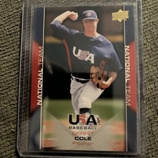Gerrit Cole Upper Deck USA Baseball 2009 National Team