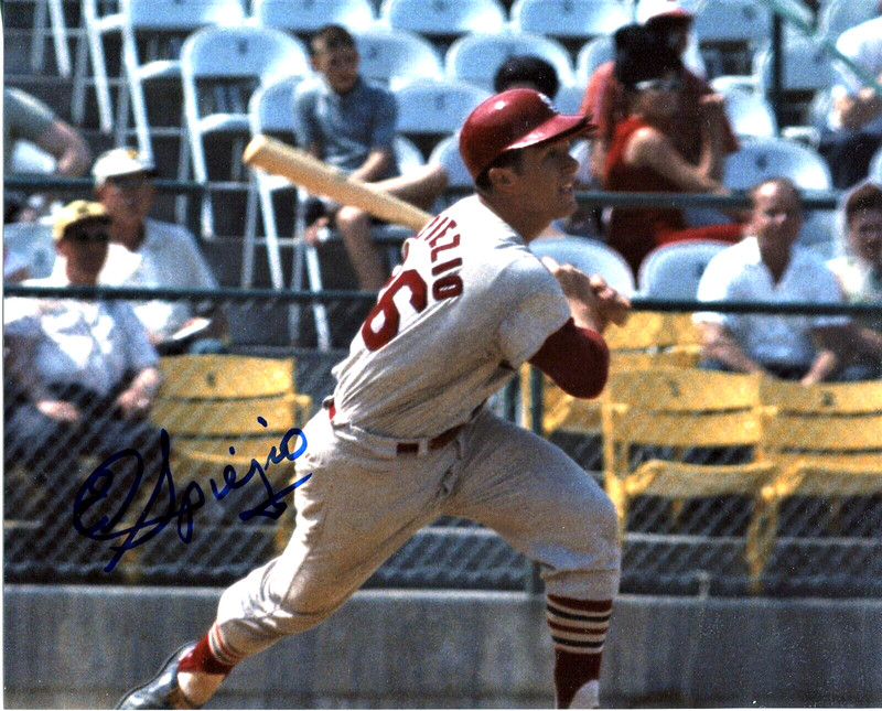 ED SPIEZIO Photo (c) 1966 St Louis Cardinals in action 1964 and 1967 WS  COA
