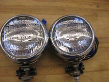 2 Vintage 4 58 Guide 6 Volt Fog Lights