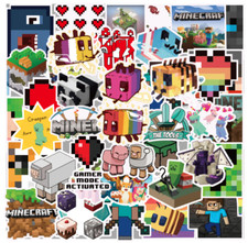 50 PCs Minecraft MC Video Game Notebook Laptop Car Sticker - No Duplicate