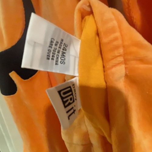 New Toddler pumpkin costume-one Piece With Snap Closures And Back Zipper - Picture 3 of 9