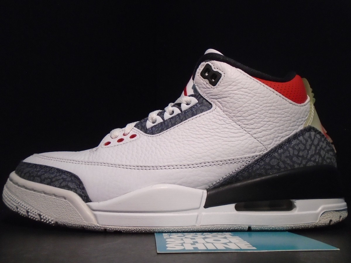 NIKE AIR JORDAN III 3 RETRO SE OG DENIM WHITE CEMENT GREY