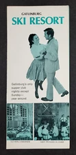 1960s Gatlinburg Tennessee TN Ski Resort Supper Club Vintage Travel Brochure