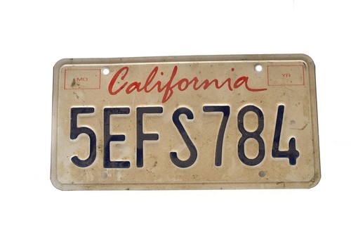 California License Plate 5EFS784 (One Pair) - Picture 2 of 4