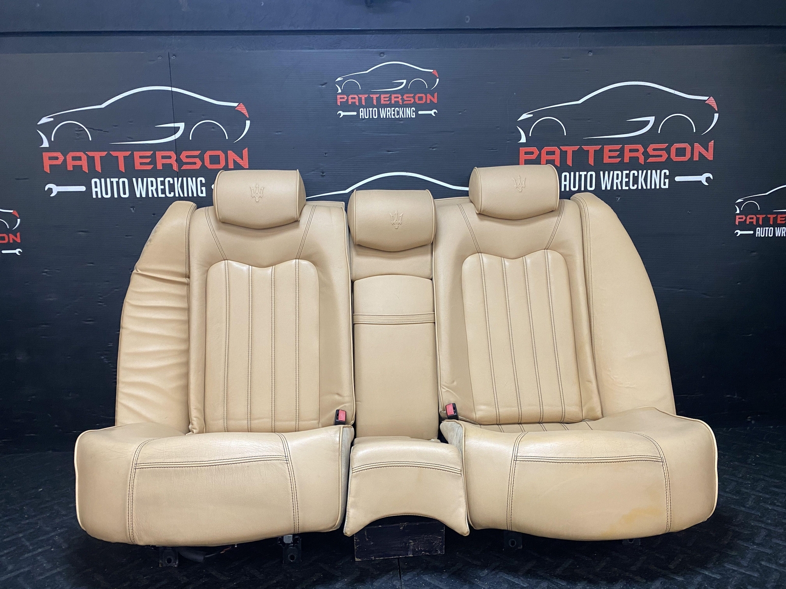 2006 MASERATI QUATTROPORT POWER FRONT & REAR BROWN CUOIO LEATHER SEATS ICU
