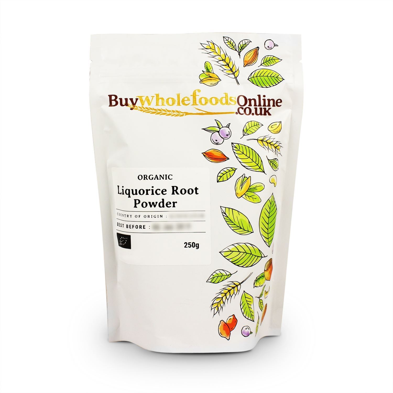 Organic Liquorice Root Powder 250g | BWFO | Free UK Mainland P&P