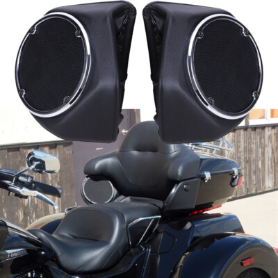 Rear King Rear 6.5'' Speaker Pods For Harley Road Electra Glide Tour Pak Pack