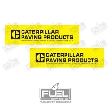 CAT Paving Products Premium Vinyl Decal 2-Pack Construction Equipment- 7" x 2"