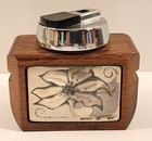 RARE Brunel Vintage Wood And Sterling Lighter, 925 LIGHTER, SIGNED, COLLECTIBLE  — photo 8