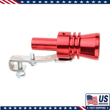 Car Muffler Turbo Whistle Exhaust Pipe Roar Maker Xl Red Car Muffler Turbo Whistle Exhaust Pipe Roar Maker Xl Red
