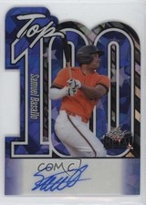 2025 Leaf Metal Top 100 Blue Crystals 12/15 Samuel Basallo #T-SB1 Auto 13u1