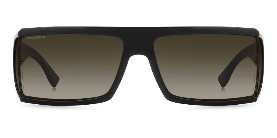 Очки солнцезащитные мужские Dsquared2 D2 0140/S ЧЕРНЫЕ/КОРИЧНЕВЫЕ ЗАТЕНЕННЫЕ 73/15/120 - Изображение 2 из 2