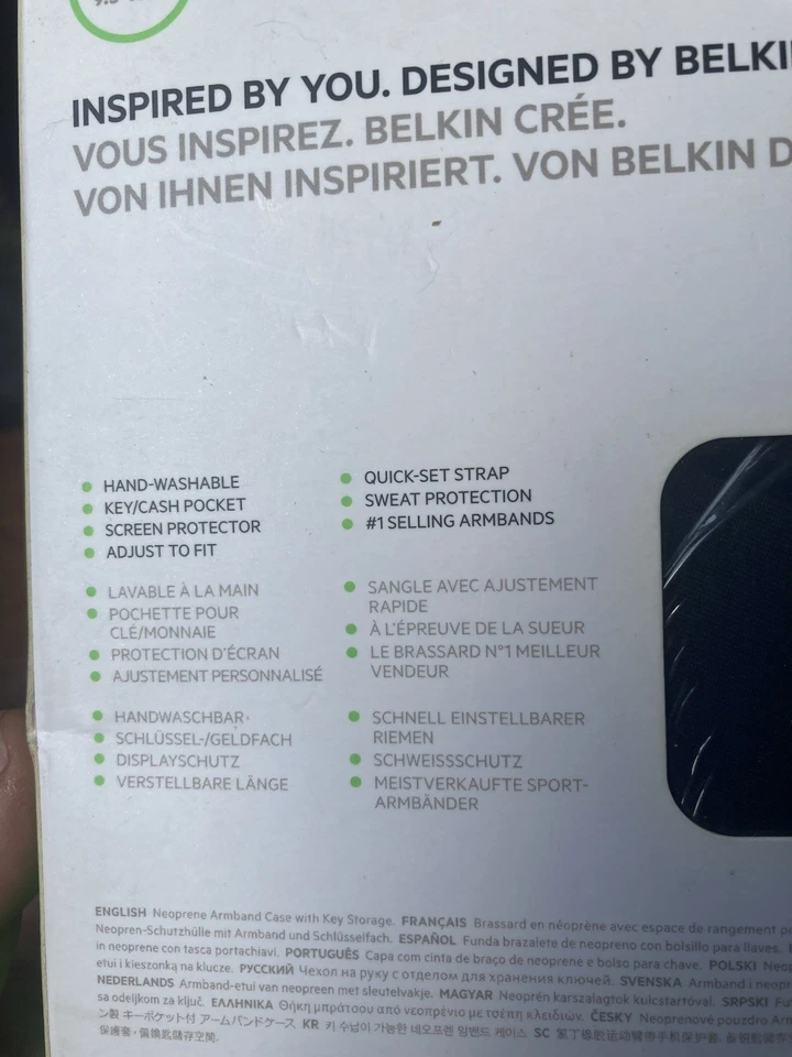 Belkin Sport-Fit Plus Armband for Apple iPhone 6 Plus, 6S Plus Black - Brand NEW - Image 3 of 4