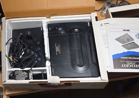 Neo Geo AES Max 330 Mega Bundle w/Paperwork + Fightstick - Tested CIB