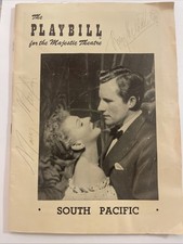 SIGNED SOUTH PACIFIC PLAYBILL MARY MARTIN & RAY MIDDLETON FROM 8/21/50